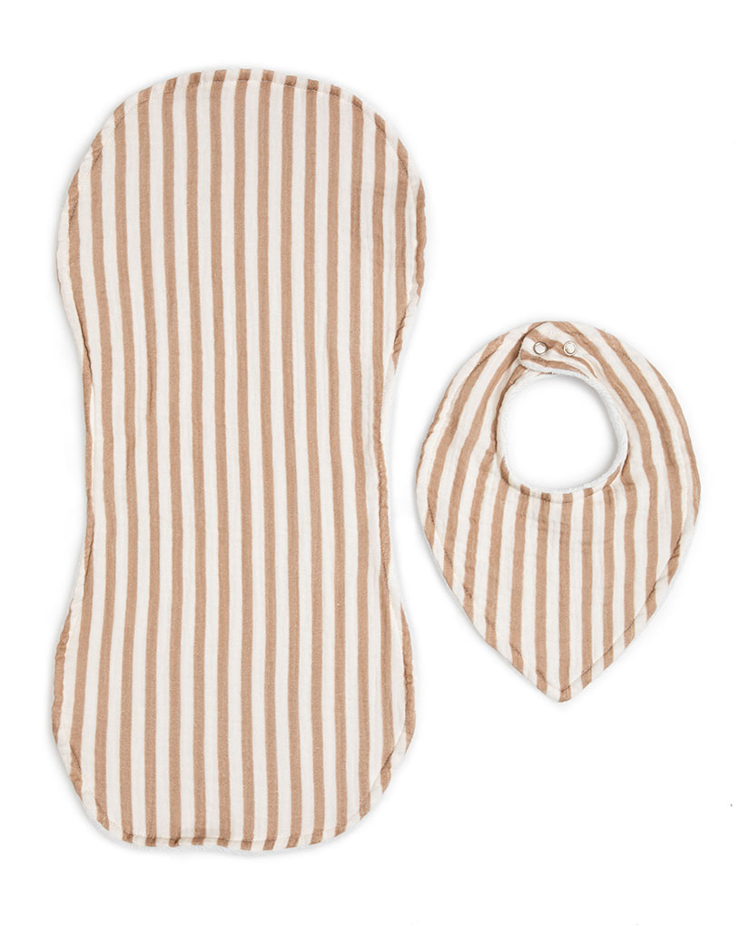 Set Babita + Bandana Rayas Nude