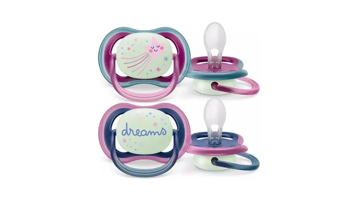 Chupete Avent Luminoso 6-18 X2- Pink