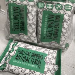 Toallitas Humedas Antibacteriales- x8 Aloe/Vitamina E