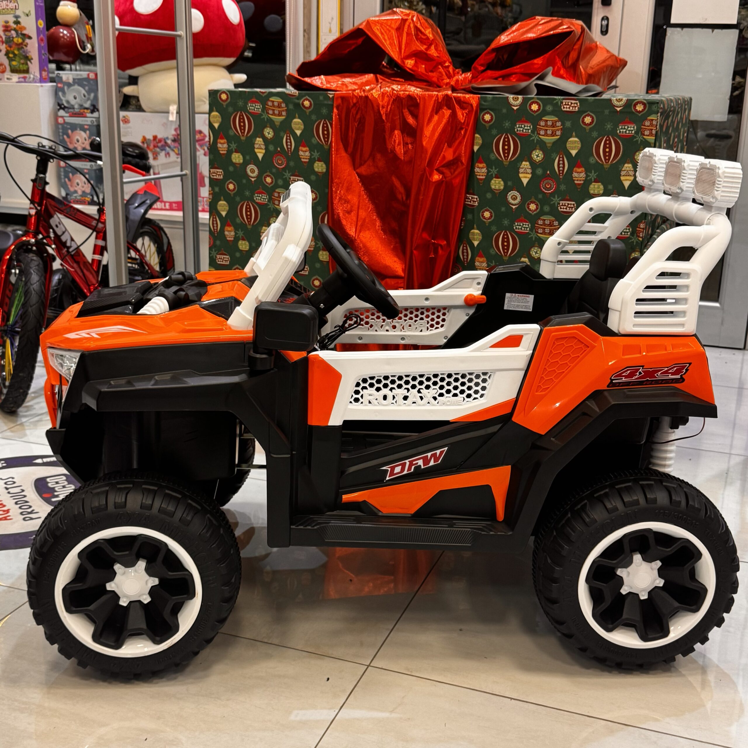 Arenero a bateria Naranja