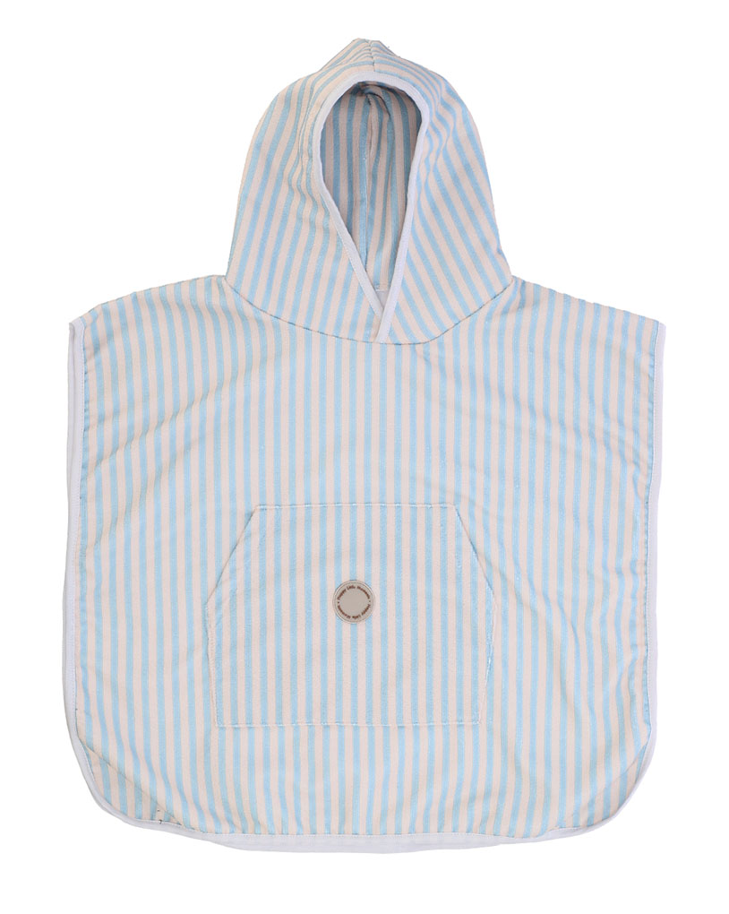 Poncho rayas BLUE