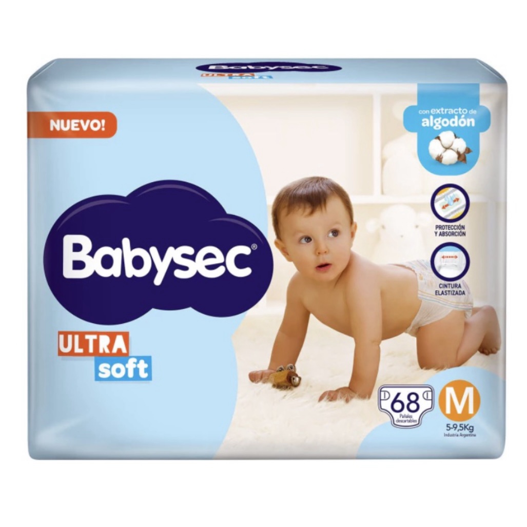 Babysec Ultra Soft M x68- Promo Pack