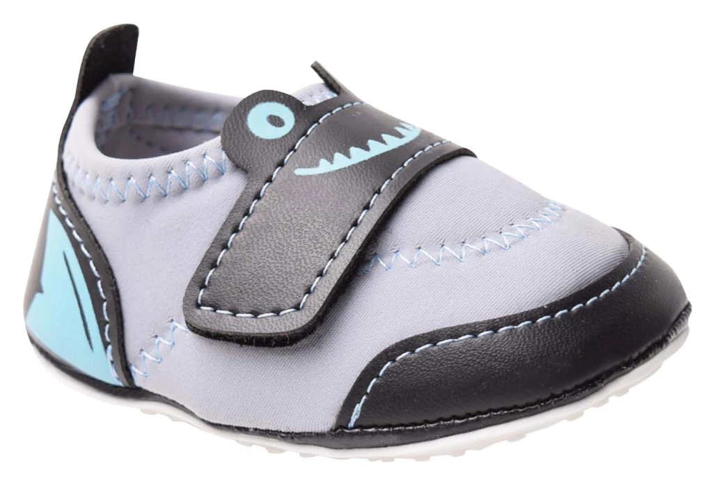 Zapatilla Bebe Shark- Gris