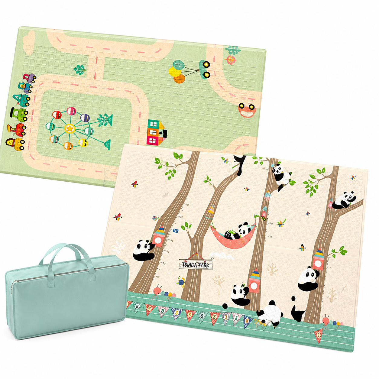 Alfombra plegable antigolpes Panda/Pista
