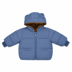 Campera Inflable con abrigo- Blue