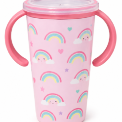 Vaso Antiderrame 360 con asas Arcoiris