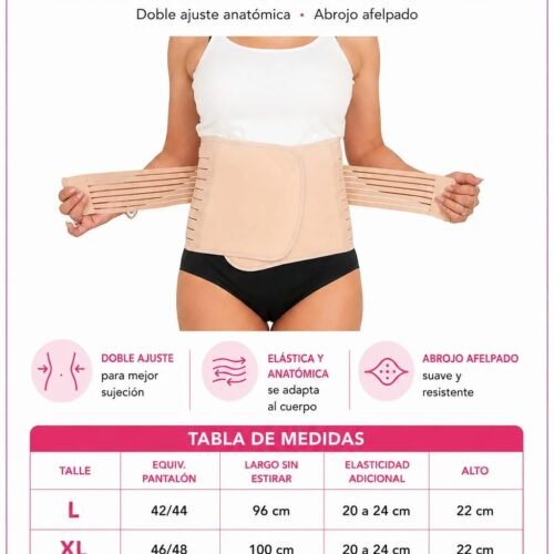 Faja Post Parto con Tiras